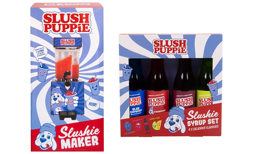 Image 3: One or Two Sets of Slush Puppie Machine with Four Syrups