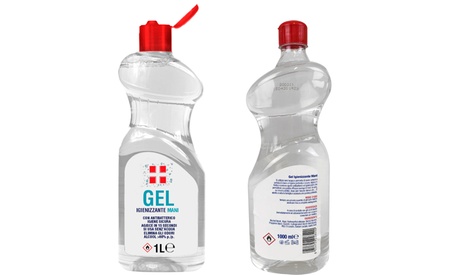 1 o 3 flaconi da 1 L di gel per mani igienizzante antibatterico Sydex