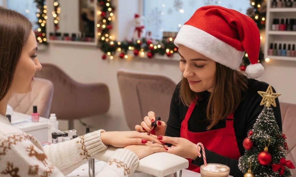 Enjoy a Relaxing Shellac Manicure, Pedicure, or Both