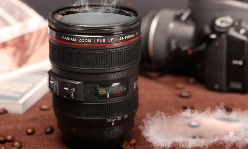 Image 2: Camera Lens Coffee Mug