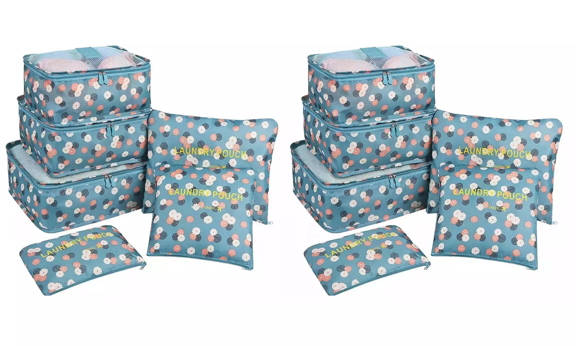 1x oder 2x 6er-Set Gepäck-Organizer