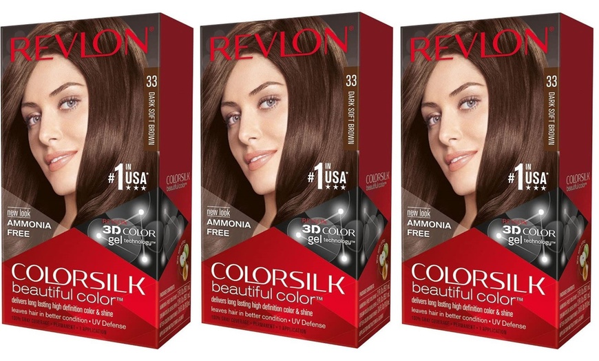 Image 21: Revlon Colorsilk Permanent Hair Colour Three-Pack