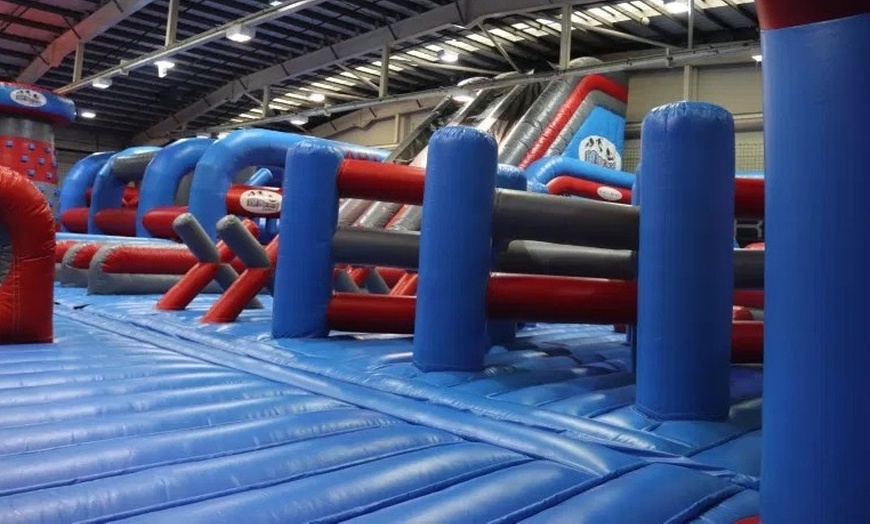 Image 5: Inflatable Bounce and Trampolines for One at Soccer Zone Halesowen