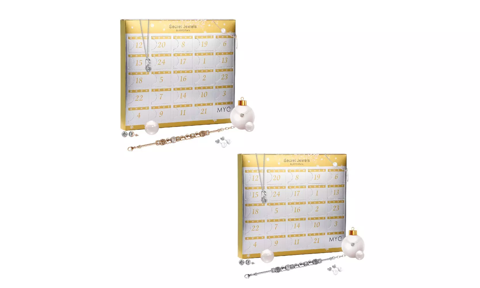 1 of 2 adventskalenders met sieraden