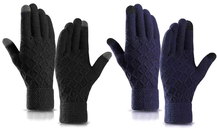 Image 4: 1 ou 2 paires de gants pour écran tactile