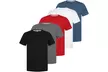 5er-Pack Herren einfarbige Rundhals-T-Shirts in Farbe und Größe nach Wahl - Second Medium