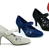 Image 1: Women's Floral Lace Shoes