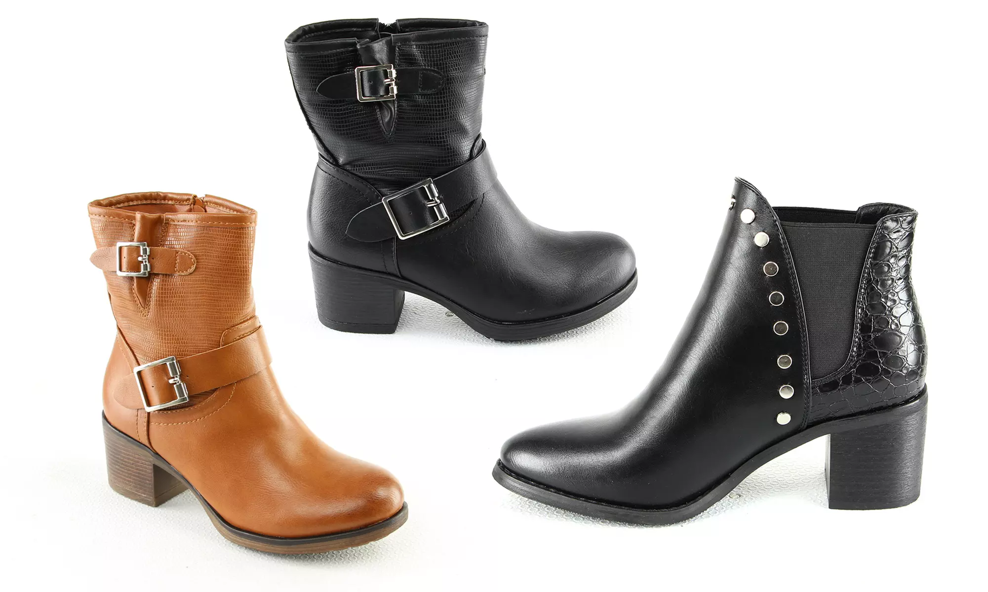 Boots motardes à talons Sixth Sense - Primary Image