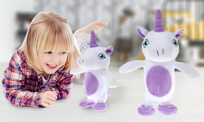 peluche licorne interactive