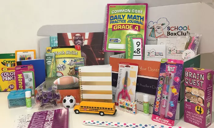 One-, Three-, or Six-Month Subscription to School Box Club (Up to 56% Off) - Primary Image