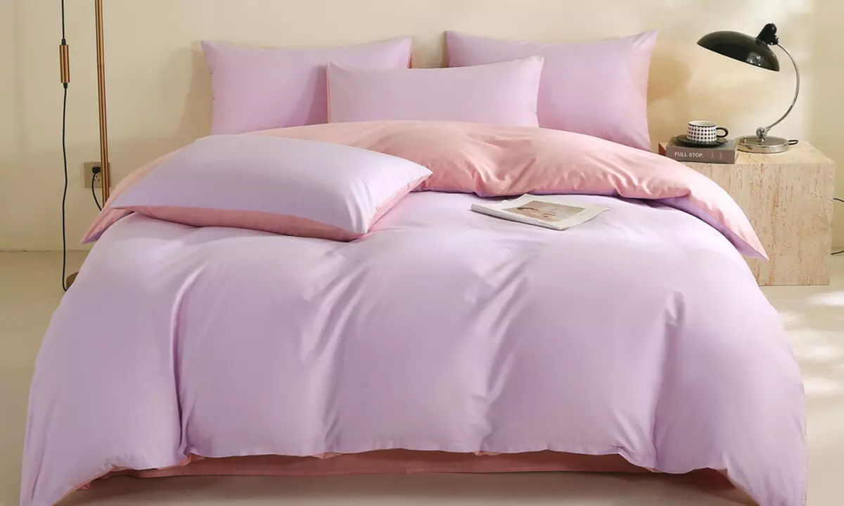 Reversible Pure Cotton Pillowcase Pair