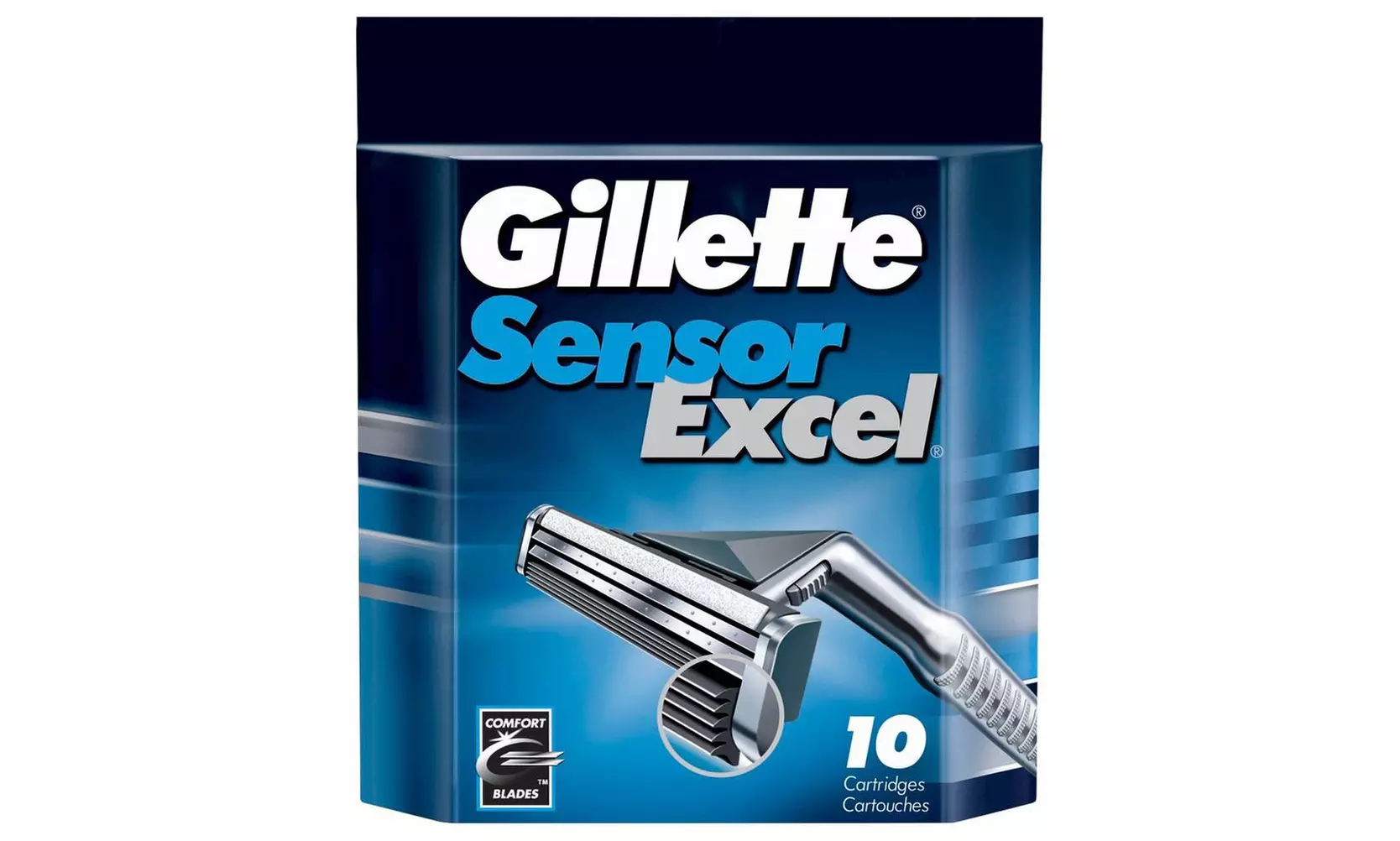 Gillette Sensor Excel Refill Cartridges (10-Pack) - Second Medium