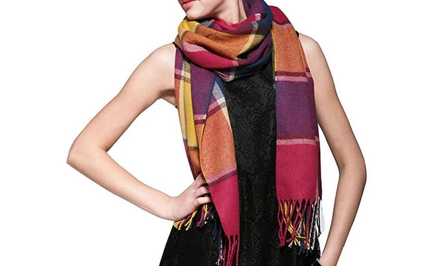 Image 8: Women's Oversized Pashmina Scarf