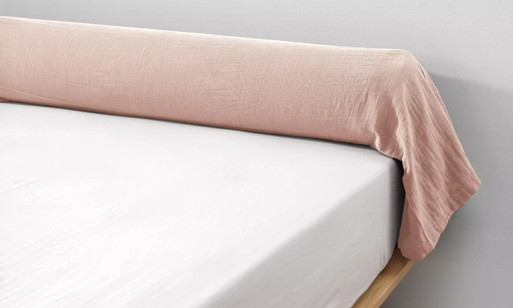 Taie de traversin en gaze de coton