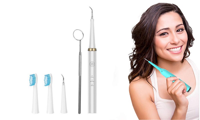 6pc Electric Teeth Cleaning Tool Kit