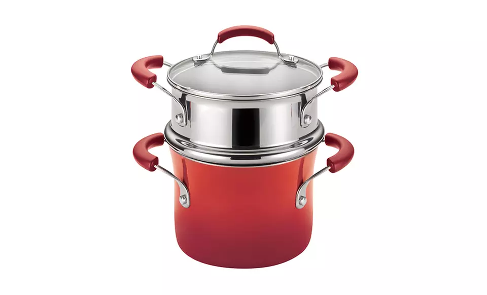 Rachael Ray 3-Quart Covered Steamer Set - Second Medium