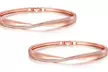 1 ou 2 bracelets bangle Arc ornés de cristaux Swarovski® de la marque Philip Jones - Second Medium