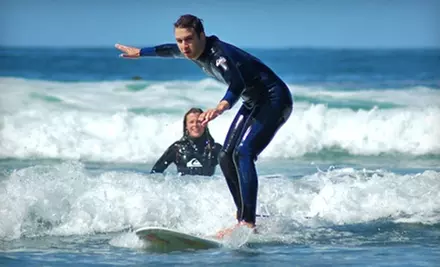 $114 for Three-Hour Surf Lesson for Two at Oregon Surf Adventures in Seaside ($228 Value) - Primary Image
