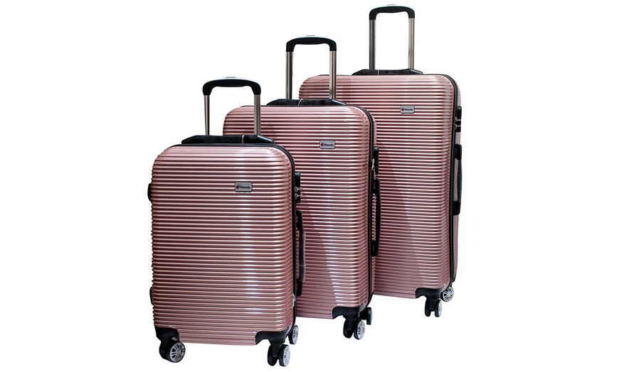 Image 21: Hard Cover Luggage Set 