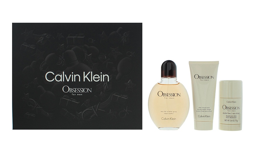 Calvin klein obsession cheap for men gift set