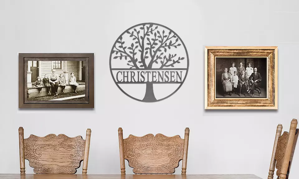 Custom Family Tree Monograms for a Unique Home Touch