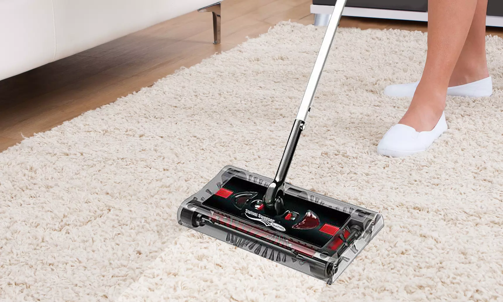 Cordless Swivel Floor and Carpet Sweeper - Primary Image