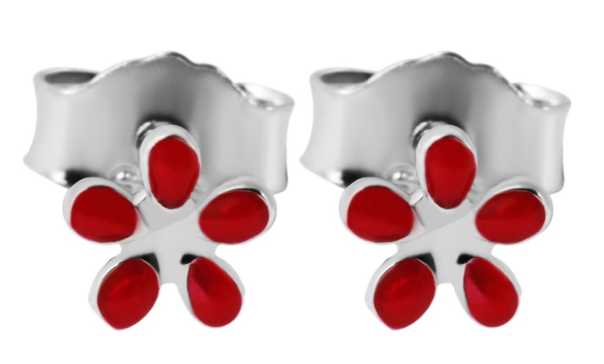 Image 22: 1, 2 ou 3 boucles d'oreilles goujons en argent sterling pour enfants