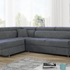 Image 3: Grey Corner Sofa Bed