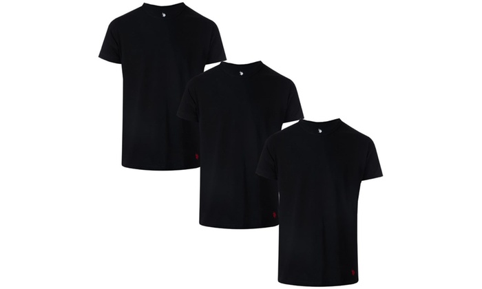 us polo assn black t shirt