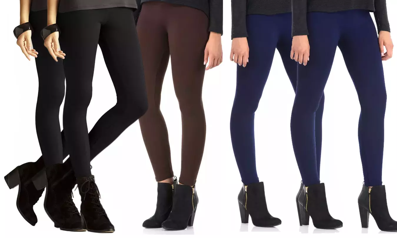 Pack da 3 o 5 leggings da donna, disponibili in 3 colori e 2 taglie - Image 7