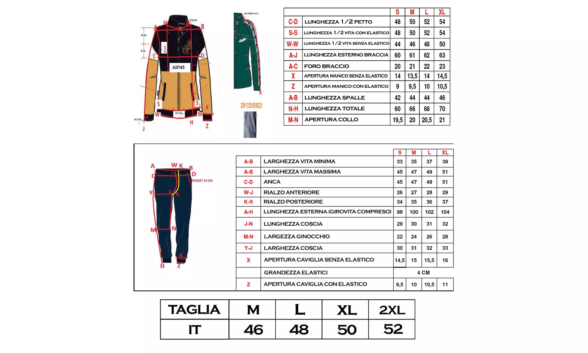 Pigiama per uomo Australian in caldo cotone