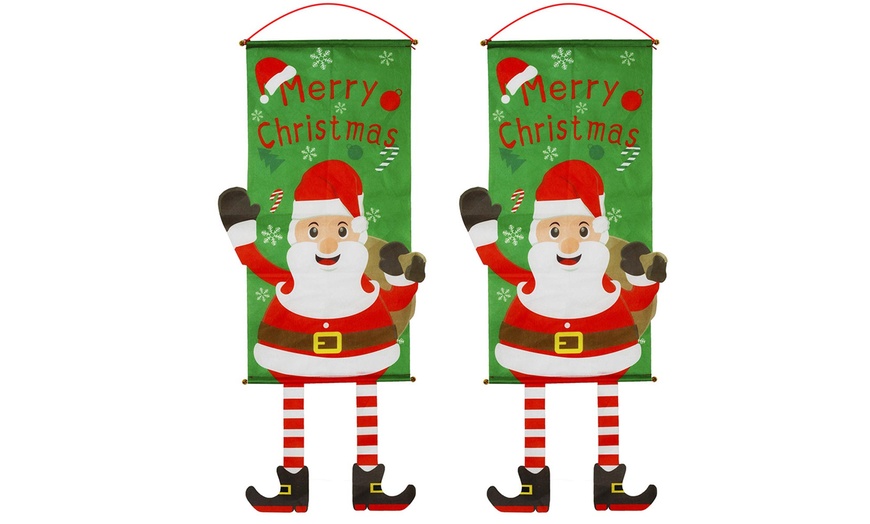 Image 17: Merry Christmas Hanging Banner