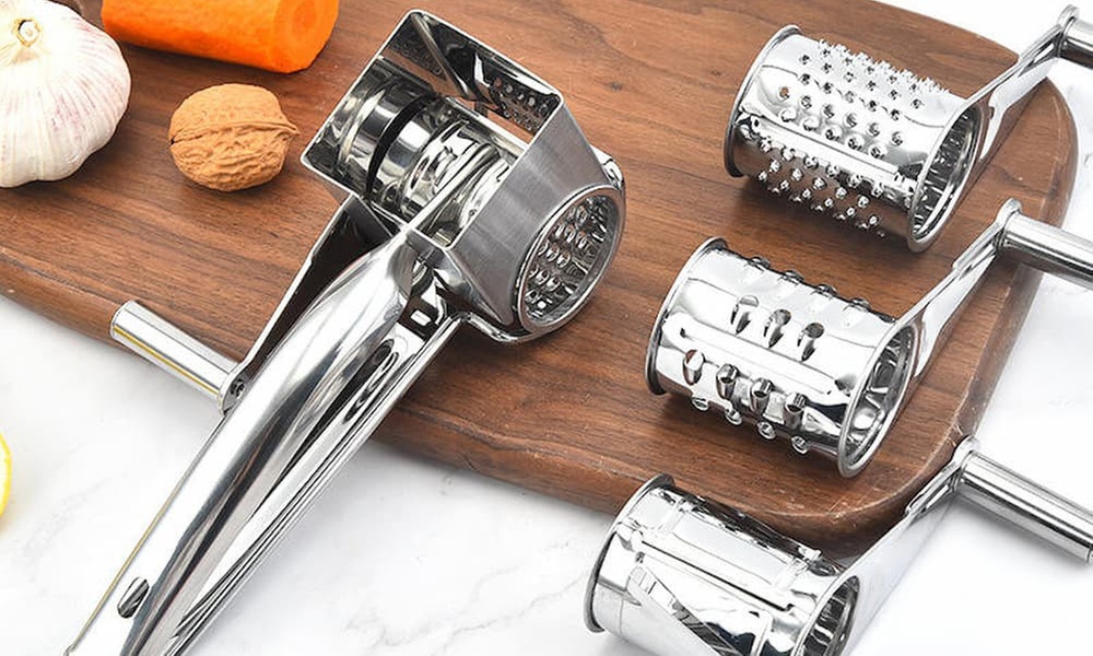 Rallador de queso de acero inoxidable de Herzberg