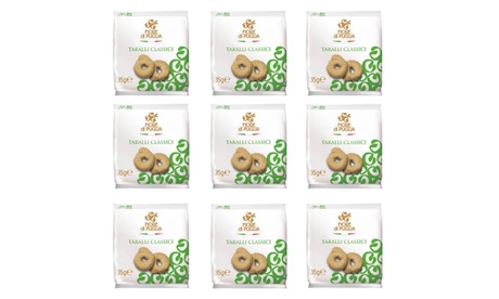 Fino a 120 pacchi di taralli da 35 g Fiore di Puglia gusto classico Prodotto Italiano