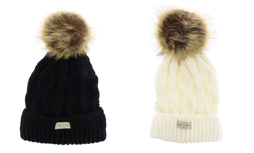 Image 12: Bonnet Lee Cooper avec pompon