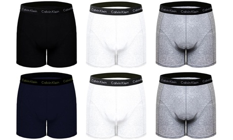 3 boxer da uomo Calvin Klein, disponibili in 4 colori e varie taglie