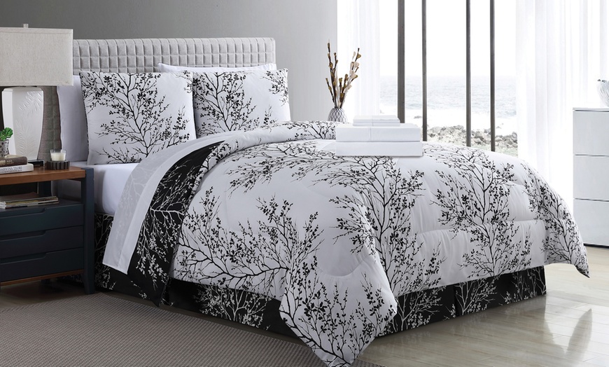 Leaf Bed-in-a-bag Comforter Set With Sheets (8-piece) 