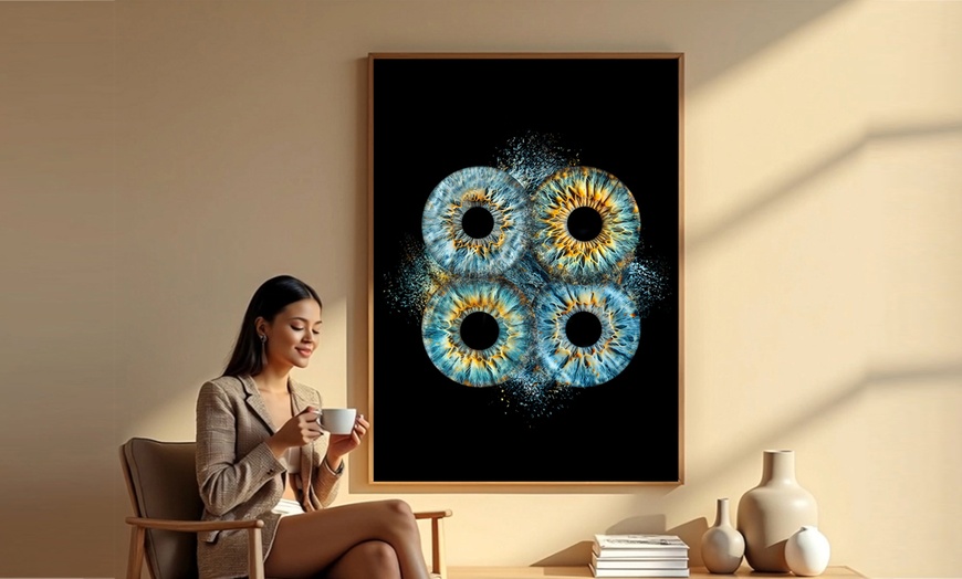 Image 5: Iris-Fotografie: Datei, Poster, Canvas, Halskette oder Whiskey-Spender