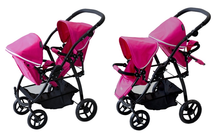 Britax duo dolls outlet pram hot pink