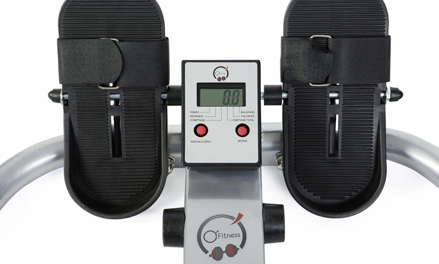 Image 12: Máquina de fitness de remo para casa con pantalla LCD