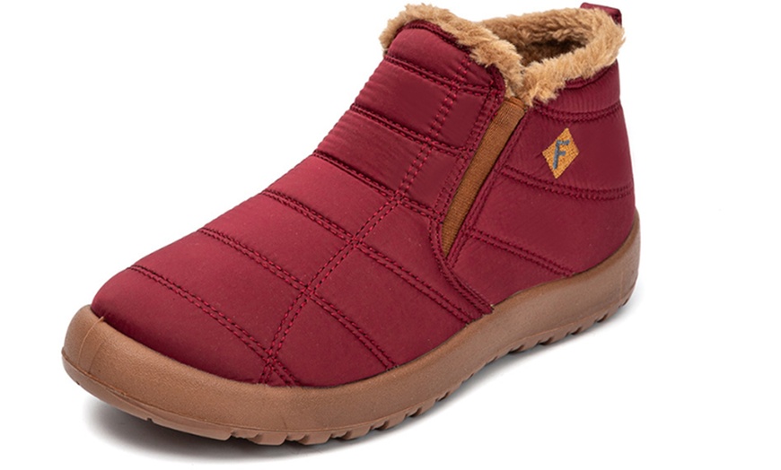 Image 3: Women's Winter Pull-On Ankle Boots