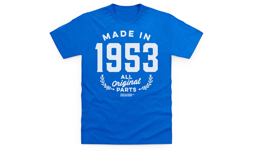 Image 7: Built in the 50s Cotton T-Shirt