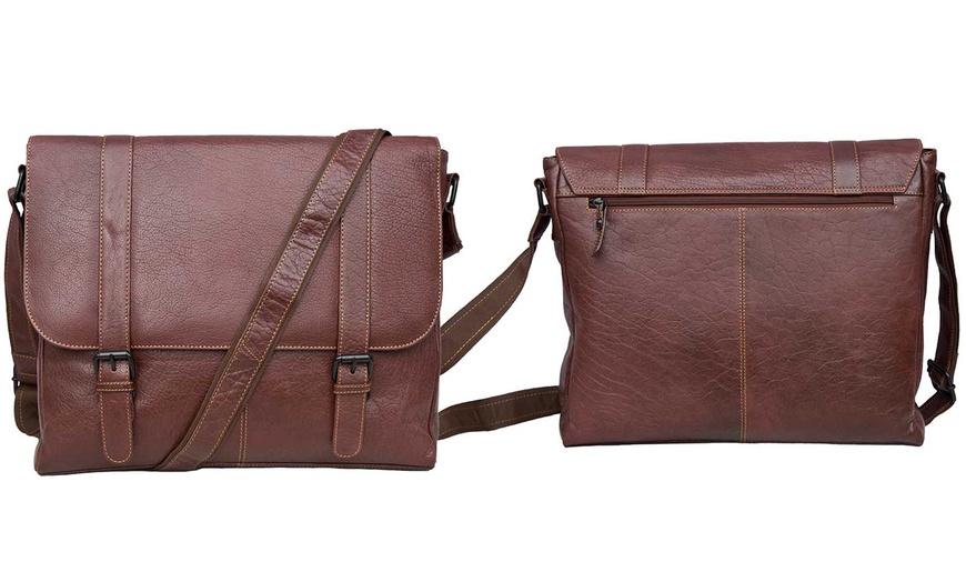 Image 4: Woodland Leathers Men's Bag