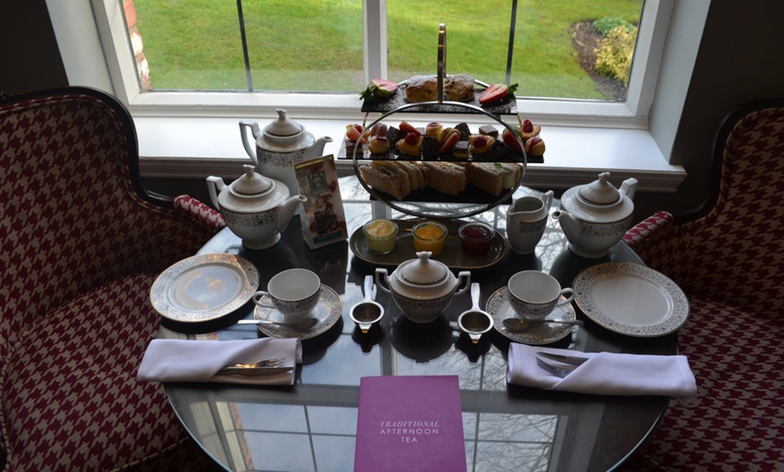 Image 2: Traditional Afternoon Tea for Two at 4* Crabwall Manor Hotel and Spa