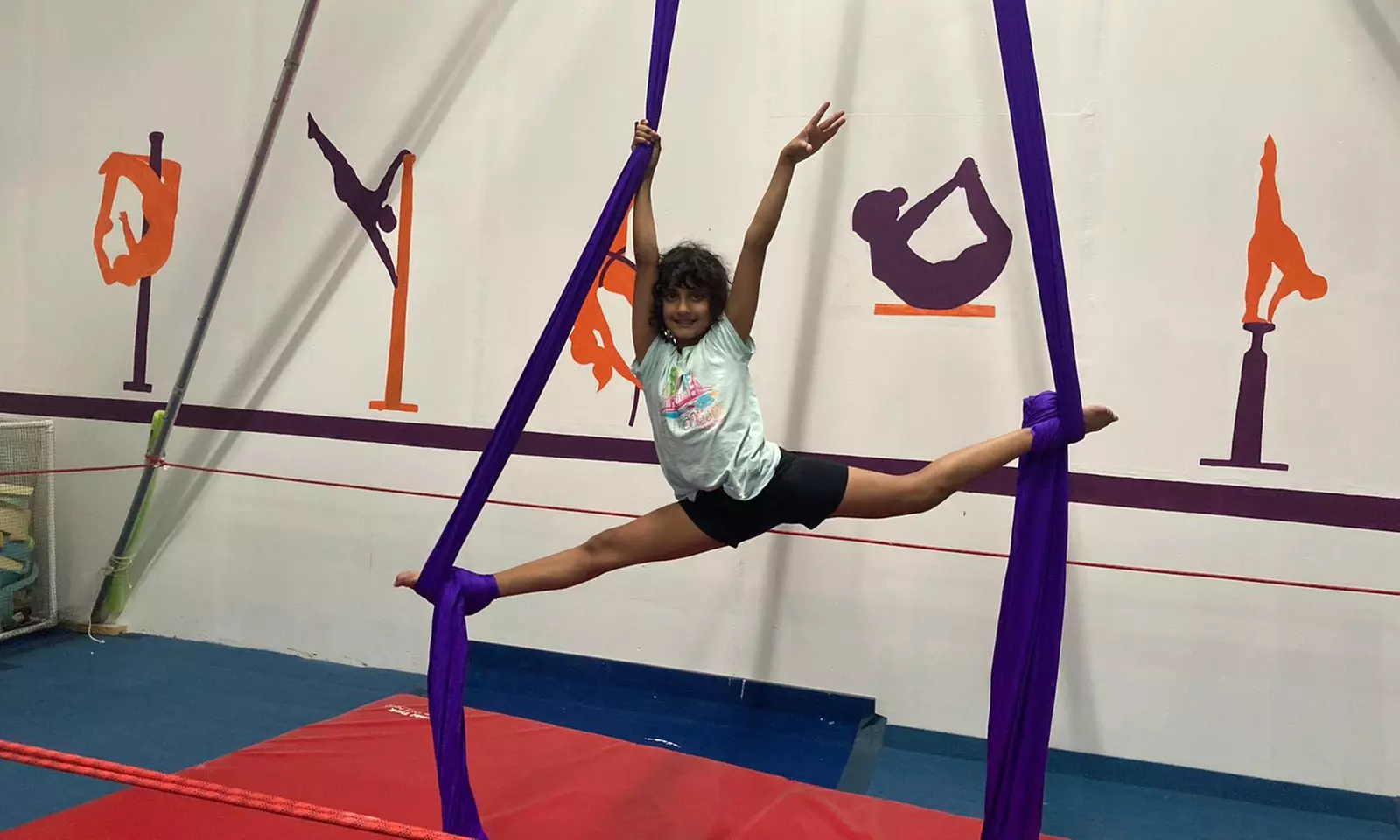One or Five 60-Minute Aerial Silk Classes at Mallakhamb Federation USA (Up to 24% Off) - Primary Image