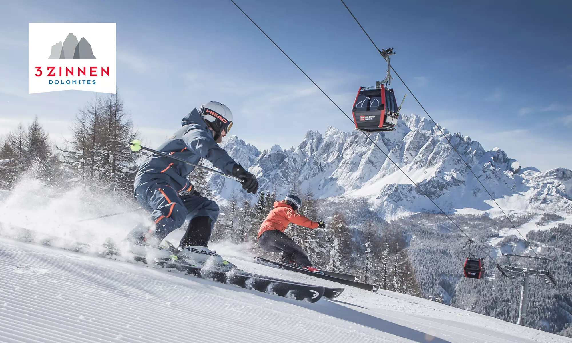 ⛷ Włochy, Dolomity: 1-dniowy (od 112,99 zł) lub 5-dniowy skipass (od 478,50 zł) w 3 Zinnen Dolomity - Primary Image