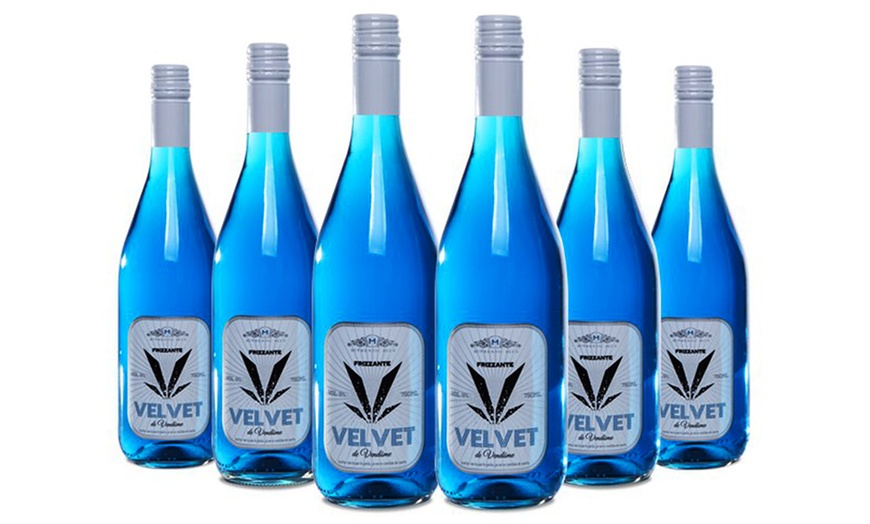 Image 4: Pack de 6 botellas de vino azul