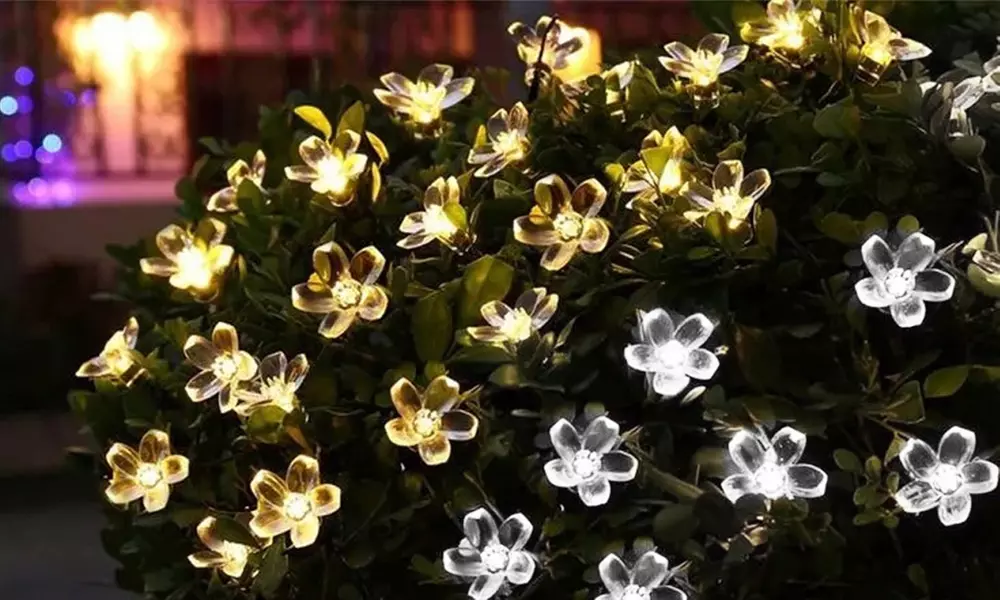 1 of 2 kersenbloesem lichtslingers