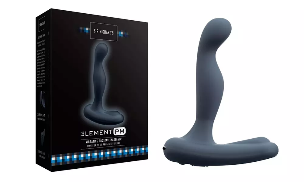 Sir Richard's Element PM Vibrating Rechargeable Silicone Prostate Vibrator - Primary Image