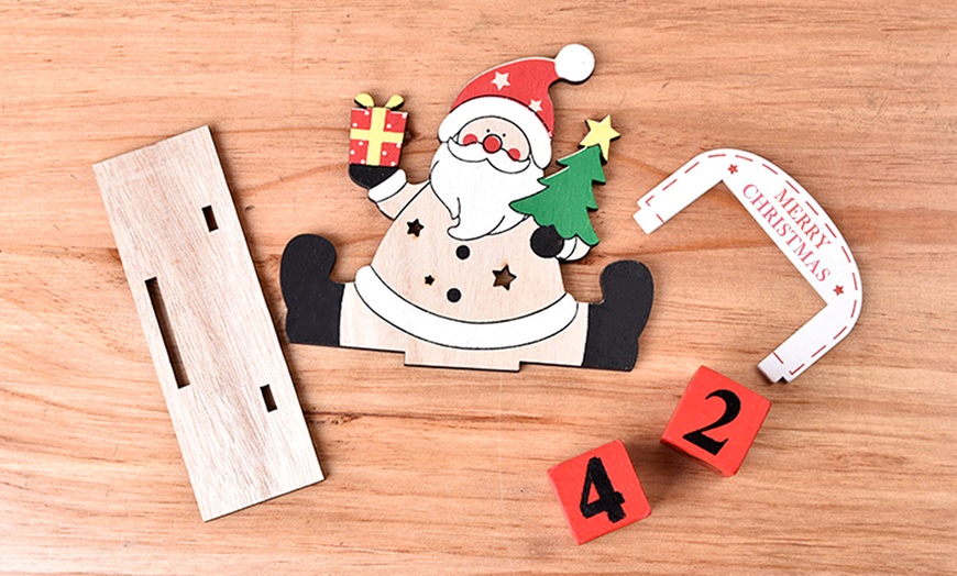 Image 3: Wooden Christmas Calendar